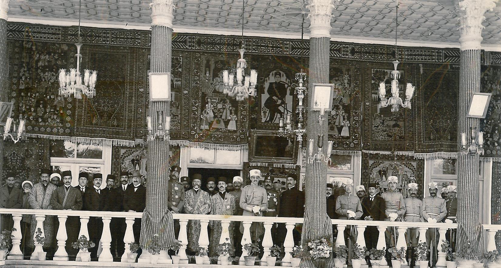 Mehdi Farrokh and Colonel Tagh-Khan Pesyan in early 1920s