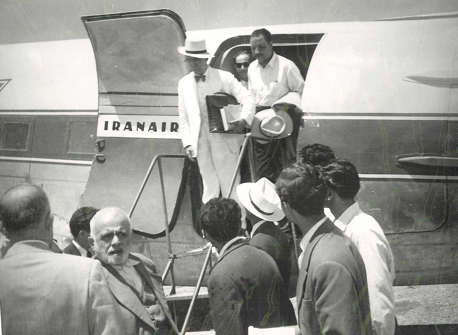 Mehdi Farrokh governorship of Fars province in 1956