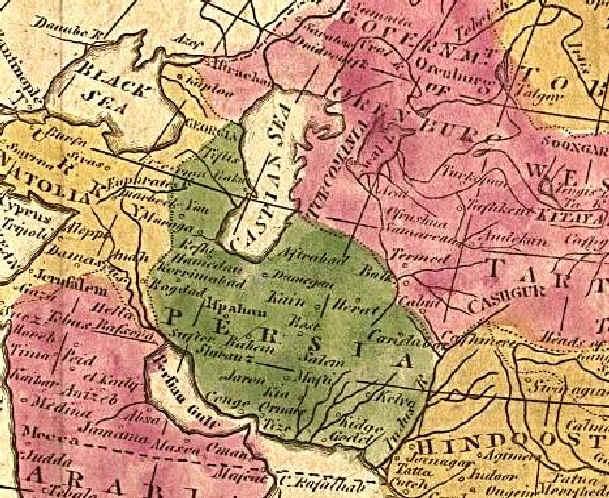 Early 19th century Map of Iran