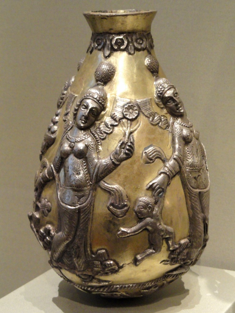 Anahita Silver-Gilt Vessel-300-500 CE-Sassanian