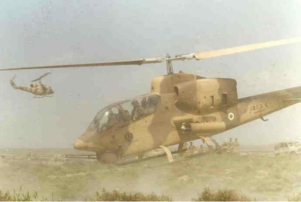 Cobra and Huey-Iran military