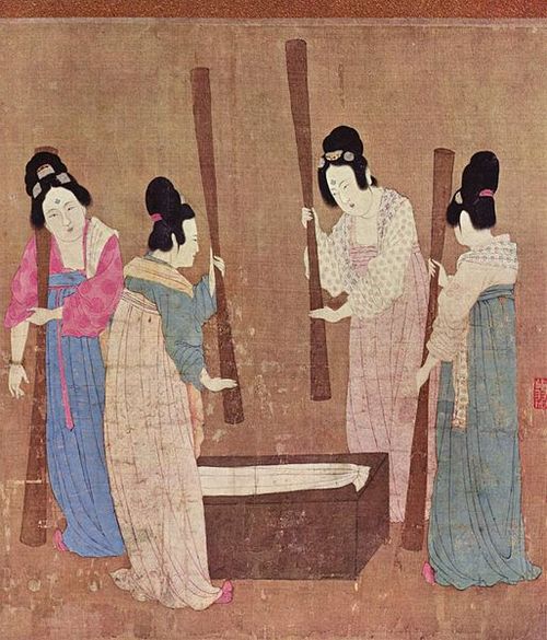 Chinese women silk-12th century CE