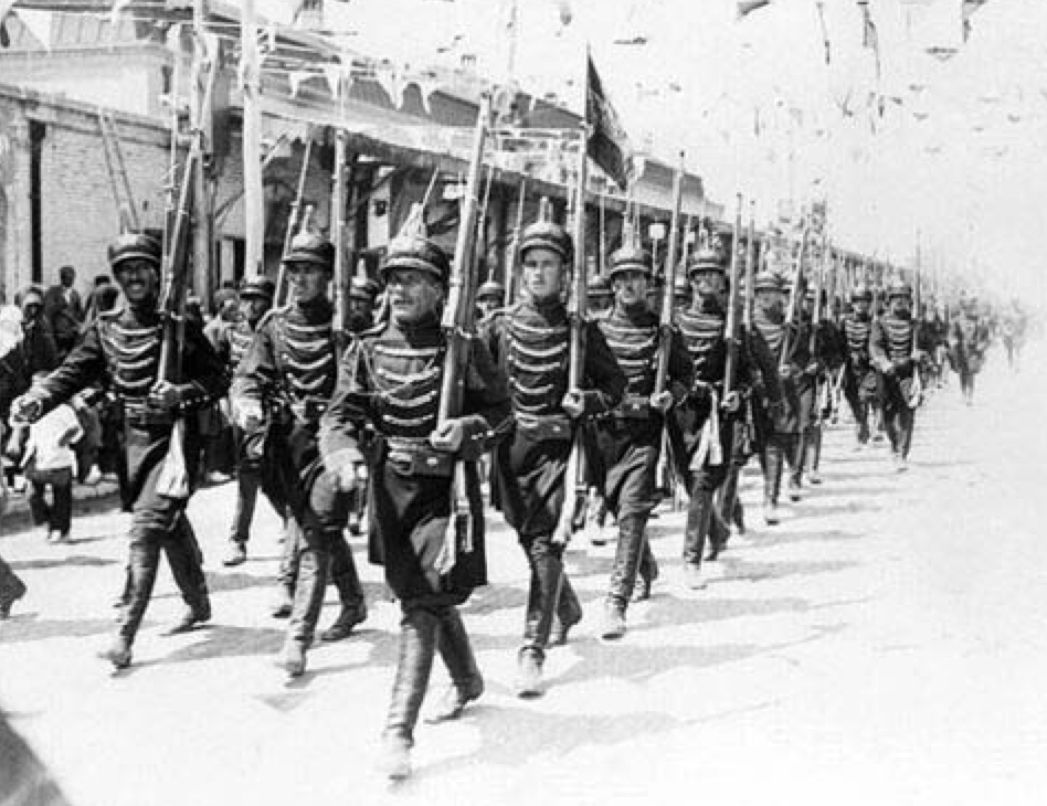 Parade of Qazvin Gendarmerie June Parade 1941