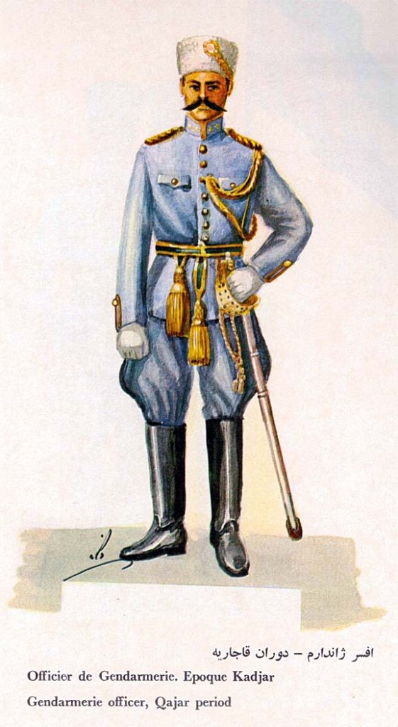 Qajar Iranian Gendarmerie Officer