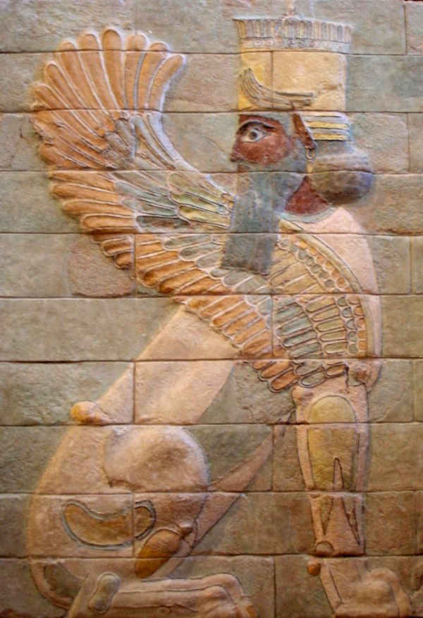 Winged Sphinx of Darius at Susa