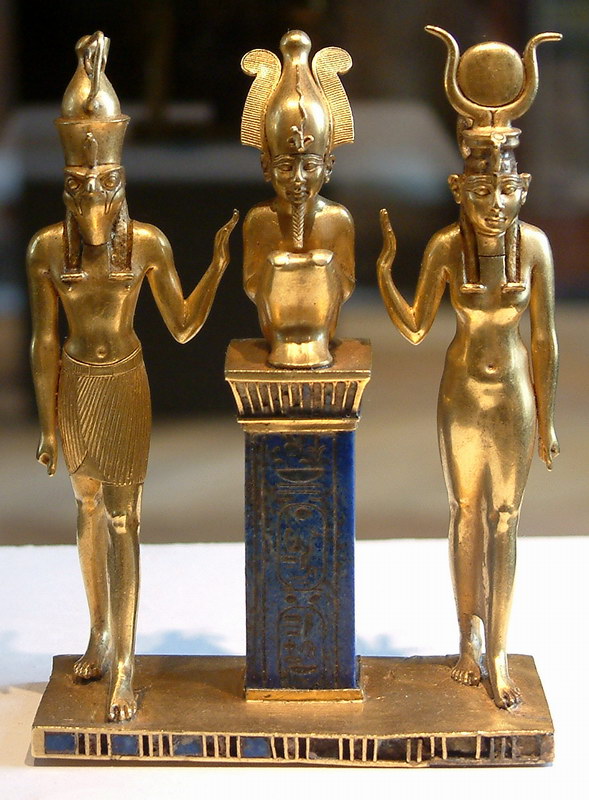 1-Egyptian Trinity-Louvre Museum