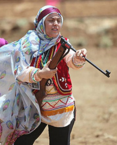 3-Kurdish-checking gun barrel