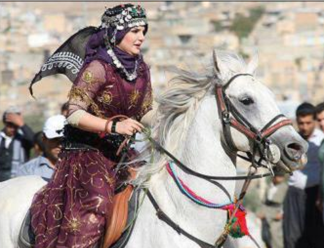 7-Kurdish lady on horseback