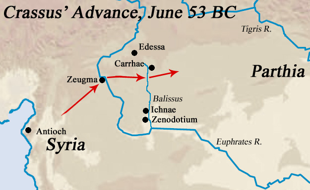 crassus-advance-june-53-bce